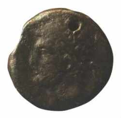 Monnaie en bronze représentant Siphax